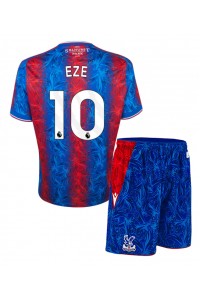 Crystal Palace Eberechi Eze #10 Babytruitje Thuis tenue Kind 2024-25 Korte Mouw (+ Korte broeken)